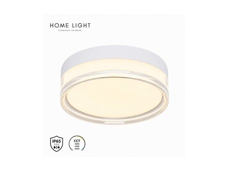 HOME LIGHT LED plafonjera BLM230CW 18W CCT Bela IP65