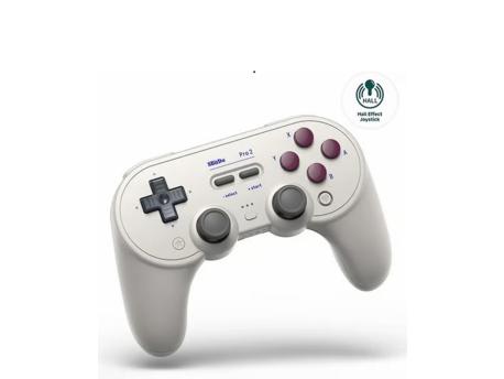 8bitdo Bežični gamepad Pro 2 BT/2.4Ghz/Multi platform/Vibracija/Hall Effect/TMR/G Classic