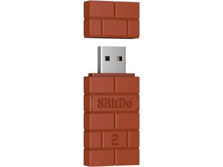 8bitdo Univerzalni gamepad adapter 8BitDo USB Wireless Adapter 2 PC/PS/Mac/Xbox/Switch/Android brick