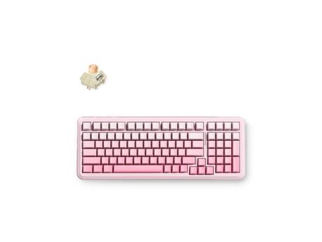 MCHOSE Bežična gaming tastatura K99 V3 Mehanička/Pink Gradient/Icy Creamsicle Switch