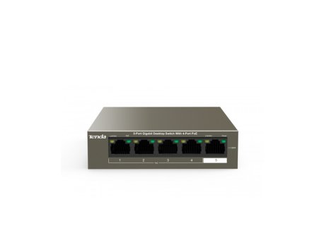TENDA Svič 10/100/1000 5-port TEG1105P-4/4 PoE Port/63W