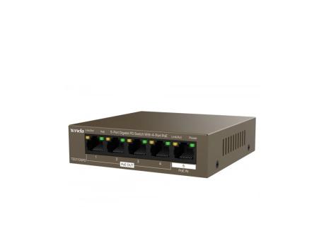 TENDA Svič 10/100/1000 5-Port PSE i PD TEG1105PD/4-Port PoE OUT/1-Port PoE IN