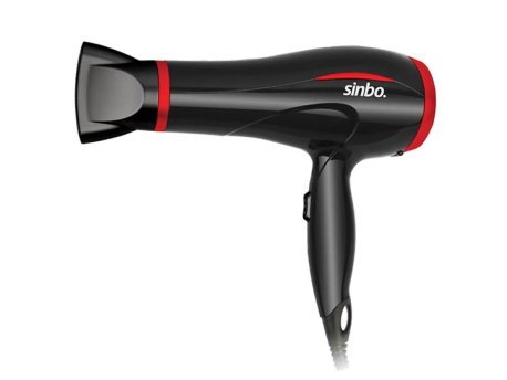 SINBO Fen za kosu 2200 W crno-crveni SHD-7094