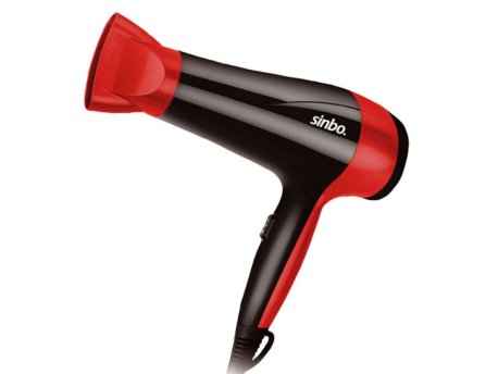 SINBO Fen za kosu 2200 W crno-crveni SHD-7093