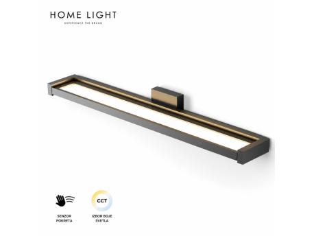HOME LIGHT GEN18CW CCT LED zidna lampa sa senzorom crna
