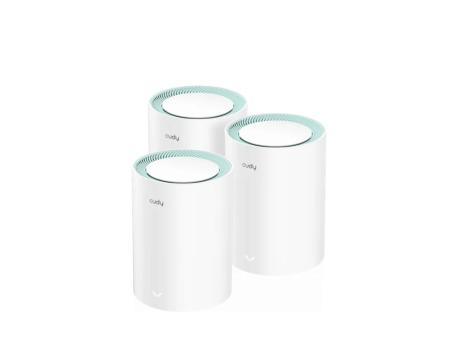 CUDY Whole Home Wi-Fi 6 Gigabit Mesh System M1500 AX1500 Dual Band(3-Pack)