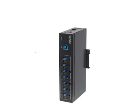 MANHATTAN 7port 164405 USB 3.0/industrijski/na šinu