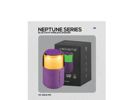 VOLKANO Zvučnik Neptune Bluetooth Wireless ljubicasti VK-3004-PR
