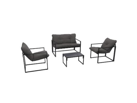 ED Baštenski set 4-delni, čelik i PE 32-393000 OUTLET