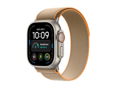 APPLE Watch Ultra 4 GPS + Cellular 49mm Natural Titanium Case with Sand Trail Loop - S/M (MJAJ4SE/A)