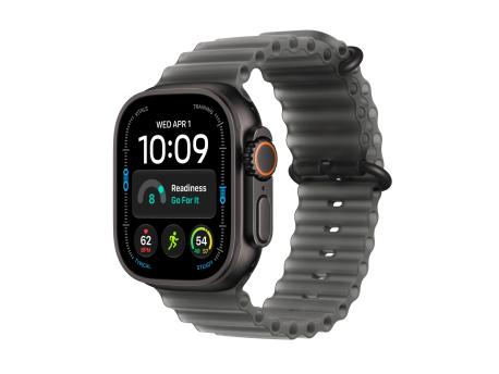 APPLE Watch Ultra 4 GPS + Cellular 49mm Black Titanium Case with Translucent Black Ocean Band (MJAX4SE/A)