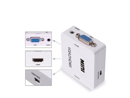 MAXPRO LINE Konverter VGA na HDMI aktivni STAR