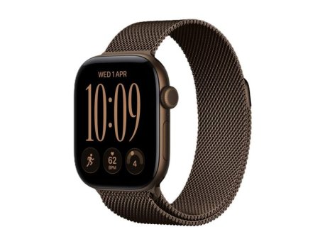 APPLE Watch Series 12 GPS + Cellular 42mm Dark Bronze Aluminium Case with Dark Bronze Milanese Loop (MKDK4WF/A)