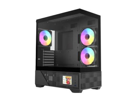 RAIDMAX Infinita i803 ARGB Black LCD Ekran midi kuciste i803BF