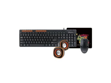 Meetion Set 4U1: ŽIČNA TASTATURA, MIŠ, PODLOGA, ZVUČNICI