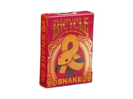 Bicycle Karte Chinese Zodiak Snake Playing Cards Gold