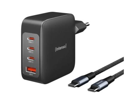 INTENSO Adapter 140W + Cable set W140A3C + C520 Black