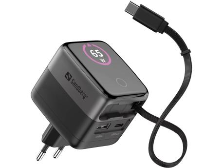 Sandberg 441-74 Charger PD65W Display + Cable