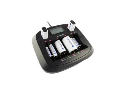BC GROUP Punjac za ni-mh E.A. NC-900U, 8-kanal (6+2x9V) AC-NC-900U
