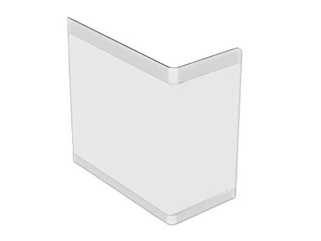 CORSAIR FRAME 4500X Replacement Glass Panel, Front/Left, Black CC-8901050