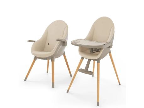 KINDERKRAFT KINDERKRAFT STOLICA ZA HRANJENJE 2U1 FINI UP BEIGE