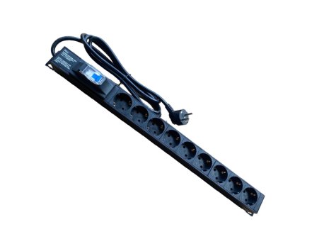 MAXPRO LINE Produžni kabl PDU/9-Way (1P 16A), 2m, sa osiguračem