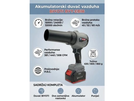 Bolzz AKUMULATORSKI DUVAČ ZA LIŠĆE GARDEN 02