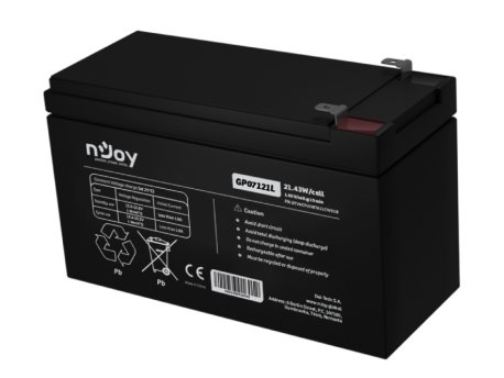 NJOY GP07121L baterija za UPS 12V 5Ah (BTVACFUOBTA1LCW01B)