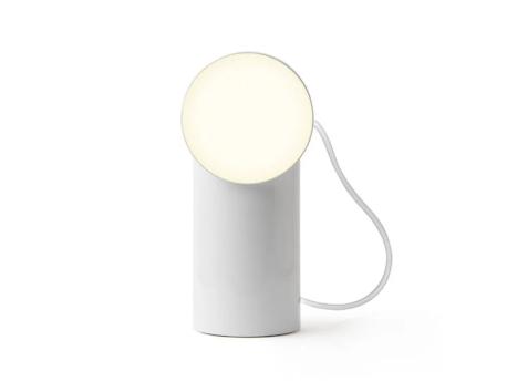 LEXON Orbe Prenosiva LED lampa Glossy White