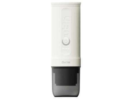OUTIN Nano Espresso Machine, model OTEM-01, color Pearl White