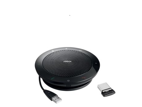 JABRA SPEAK 510 + MS Speakerphone for UC & BT plus Bundle LINK 370, USB Conference solution, 360-degree-microphone