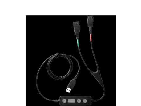 JABRA Link 265 USB with 2 QD Training cable with mute option
