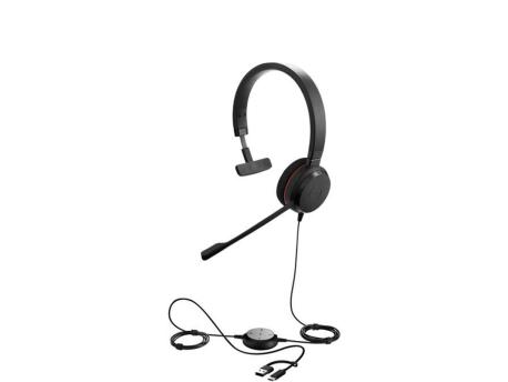 JABRA Evolve 20, Mono MS, USB C/A adapter