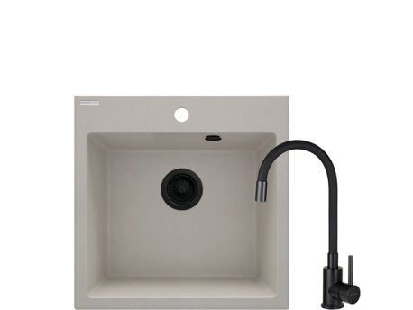 DEANTE Sudopera ZQJN 5103+slavina BOC N72M+crni fiting