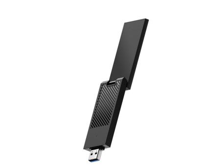CUDY WU5400, AX5400 High-Gain USB 3.0 Wi-Fi 6E Adapter 2.4/5/6 GHz, 574 Mbps/2402 Mbps
