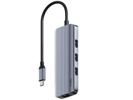 CUDY UH606 6-In-1 USB-C Hub with Gigabit Ethernet Port
