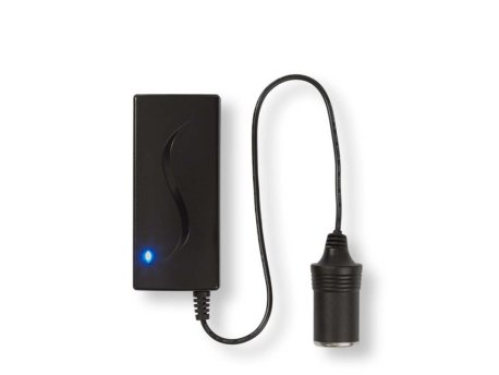 NEDIS POCO100 DC konverter sa 230V AC 50 Hz na 12V DC Cigar utičnica, 60W, Utikač sa uzemljenjem, Crna