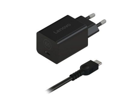LENOVO GaN Nano USB-C 65W punjač, crni (G0A6GN65EU)