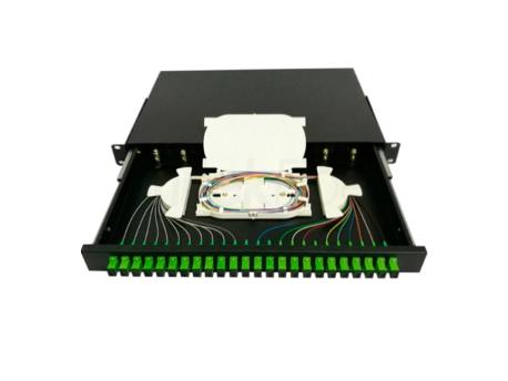 ExeLink Optički patch panel sa 24 konektora SC/APC za rek orman