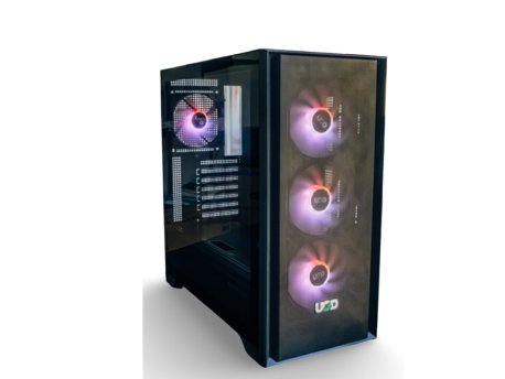 UGD Kuciste Tracer 2234 PSU-650W G650 ATX, providna stranica, ugradjena 4xRGB kulera, Crno SA NAPAJANJEM