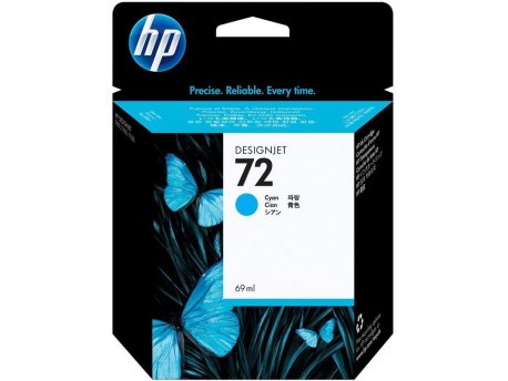 HP 72 69-ml Cyan DesignJet Ink Cartridge (C9398A)