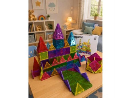Magnetne Kocke Magnetni konstruktor Dijamantski zamak 140 delova ST0734727B