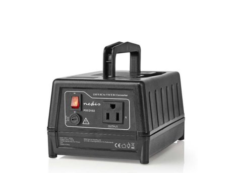 NEDIS OCO102 Konvertor snage, 230V AC 50Hz, 270W, Euro, Black Omogucava upotrebu opreme iz SAD u Evropi