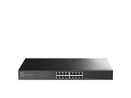 CUDY GS1016ES2,16-Port Gigabit Light-Managed Switch with 2 SFP,10/100/1000 Mbps