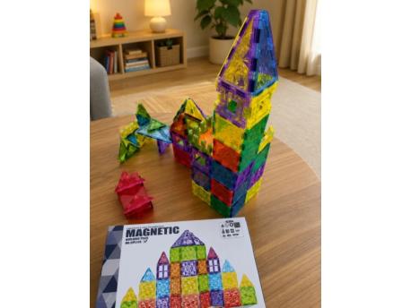 Magnetne Kocke Magnetni konstruktor set Rainbow Create & Move 108 delova ST0734775B