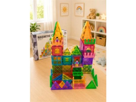 Magnetne Kocke Magnetni konstruktor Šareni svet 102 dela ST0734756B