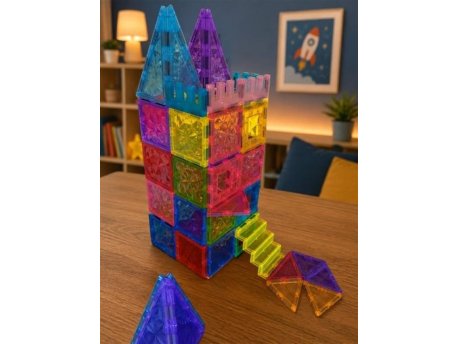 Magnetne Kocke Magnetni konstruktor Rainbow Holiday 68 delova ST0734755B