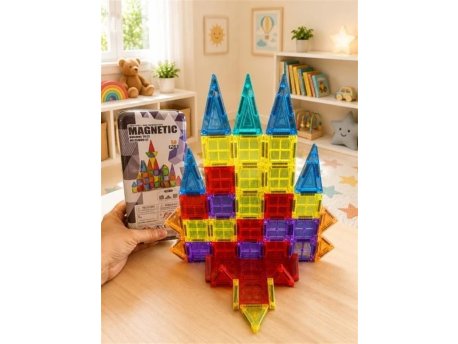 Magnetne Kocke Magnetni konstruktor Travel Smart Fun 56 delova ST0840650X