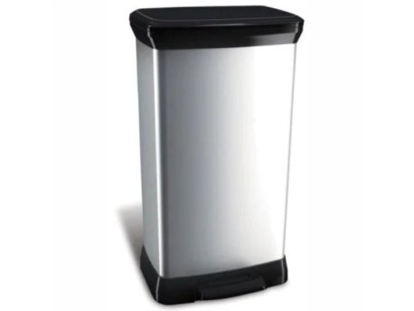 CURVER Kanta 50l Deco Silver CU 02162-582 OUTLET