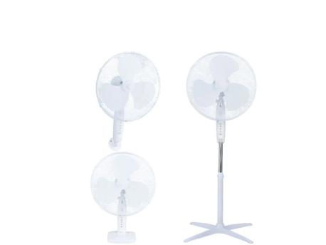 NIAROS KURELI Ventilator 3U1, PODNI, ZIDNI I STONI, PREČNIK 43CM, 45W, BELI